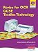 Revise for OCR GCSE: Textiles Technology