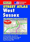 Books : Ordnance Survey/Philip's Street Atlas West Sussex (Pocket Street Atlas)