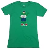 Boston Red Sox Women's Offical Green Monster Logo T-Shirt by Majestic Select