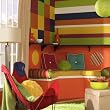 Brewster Stylin Green Stripe Wall Pops, Single Strip