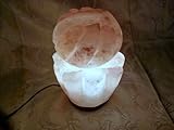 Rose Bud Salt Lamp Himalayan Ionic Crystal