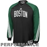 adidas Boston Celtics Black On Court Shooting Long Sleeve Performance T-shirt