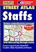Book Street Atlas Staffs: Unique Comprehensive Coverage with Time-Saving Through-Routes: Plus Town Maps of Buxton, Chesterfield, Congleton, Derb (Street At