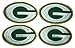 Green Bay Packers Logo Jerseys Apparel Super Bowl Football NFL Sg001 Embroidered Sew or Iron on Patches (Lot 4 pcs)