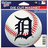 Detroit Tigers - Baseball Logo In/Out Magnet MLB Pro Baseball