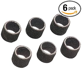 Dremel 408 1/2" Sander Bands, Coarse, 6 Pack