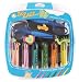 Zigzagz Paper Edgers Clamshell Set #1: Contains 2 Scissors and 6 Blades (Pack of 2)