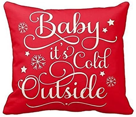 Holiday Zippered Square Pillowcase 18x18 (one side) Cushion Cover Case Pillow