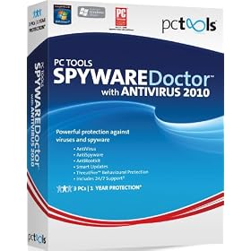 PC Tools Spyware Doctor with Anti-Virus 2010, 3 PC Licence (PC CD)
