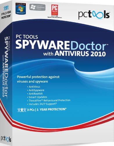 PC Tools Spyware Doctor  Anti-Virus 2010, 3 PC 