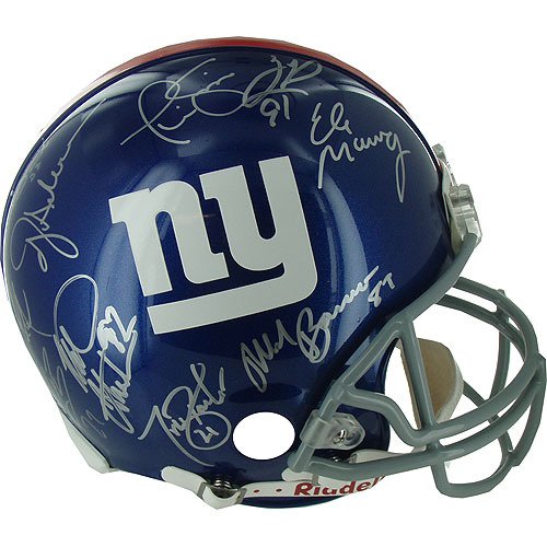 Steiner Sports NFL New York Giants Greats Multi Signed Full Size Helmet