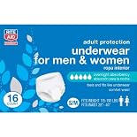 Rite Aid Protective Underwear for Men and Women, Overnight Absorbency, Small/Medium, 16 ct.