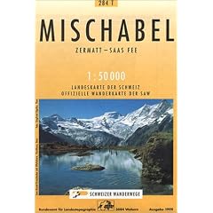Carte de randonn�e : Mischabel p�destre