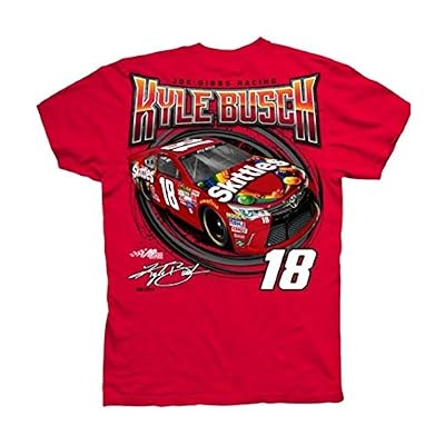 Kyle Busch #18 NASCAR Skittles T-Shirt-Red