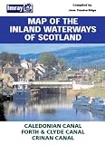 Map of Inland Waterways of Scotland: Caledonian Canal, Forth & Clyde Canal, Crinan Canal (Imray) (Imray)