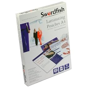 Swordfish 2 X 125 Micron A4 Laminating Pouches - Box of 100