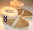 Coolers AD3174 Womens beige warm slip on boot style slippers BNIB