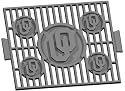 Oklahoma Sooners 11x13 Cast Iron Grill Topper