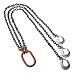 Mazzella TOS Mechanical Alloy Chain Sling, Fixed-Leg, Grade 100, Load Capacity at 60°