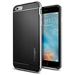【Spigen】 iPhone6s ケース / iPhone6 ケース, ネオ・ハイブリッド [ 米軍MIL規格取得 二重構造 スリム フィット ] アイフォン6s / 6 用 カバー (サテン・シルバー SGP11620)