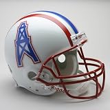 Creative Sports RD-OILERS-A Houston Oilers 1981-1996 Throwback Riddell Full Size Authentic Proline Football Helmet