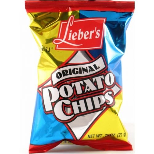 Lieber's Kosher Potato Chips, Original (.75 Oz.) Potato Chips