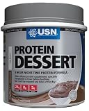 USN Protein Dessert 454 g Chocolate Slow Release Night-Time Protein Formula Dessert