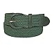 CTM® Men's Elastic Braided Belt with Covered Buckle (Big & Tall Available)