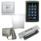 RFID Backlit Weatherproof Keypad with Heavy Duty Electric Door Strike