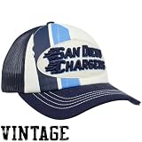 Reebok San Diego Chargers Natural-Navy Blue Broiler Adjustable Trucker Hat