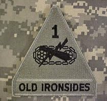 1st Armored Division ACU Patch Foliage Green