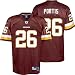 Men's Clinton Portis #26 Washington Redskins ?Stitched? NFL Premier EQT Replithentic Football Jersey(Size=XXX-LARGE)