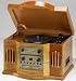 Steepletone 2055 Music Centre - Real Wooden Veneer Nostalgic Style (inc CD, Radio, Record Player (Turntable)) Light colour Music Stereo System (added by Digitel Technology Ltd)