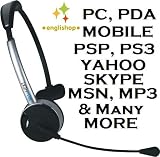 BLUETOOTH WIRELESS OVER THE HEAD HEADSET FOR Playstation 3, PS3, PSP, PC, MOBILE, PDA, MP3/MP4, iPod, iPhone, MSN YAHOO SKYPE CHAT Online Gaming & MANY MORE By englishop