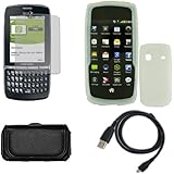 iNcido Brand Samsung Replenish M580 Combo Trans. Clear Silicone Skin Case F ....