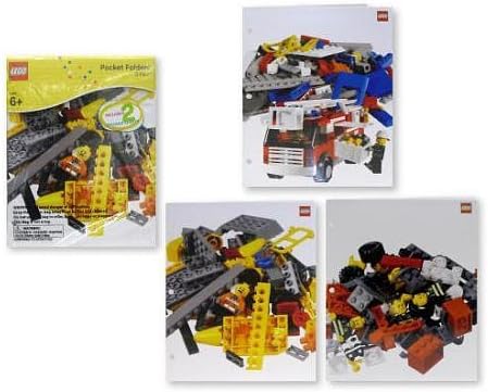 2 X Lego 3-pack Pocket Folders
