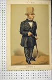 1870 JOHN PAKINGTON VANITY FAIR CARTOON STATESMAN PRINT