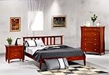IMAGE OF Thyme Eastern King Bedroom Set w/ Cherry Finish