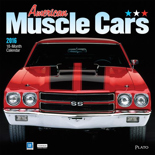 American Muscle Cars 2016 Square 12x12 Plato