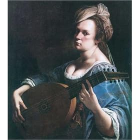 Self-Portrait Playing the Lute Art Print Poster by Artemisia Gentileschi