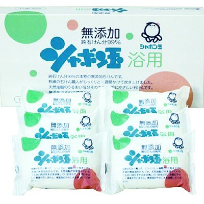 シャボン玉　浴用石けん　6個入