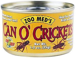 Zoo Med Laboratories SZMZM41 Can O Crickets Pet Food, 1.2-Ounce Zoo Med Laboratories SZMZM41 Can O Crickets Pet Food, 1.2-Ounce