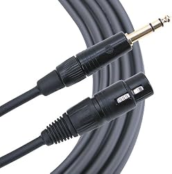 Mogami Gold TRS XLRF 03 Balanced Quad Patch Cable 3 feet