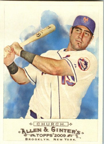 2009 Topps Allen & Ginter Baseball Card #121 Ryan Church New York Mets - MINT Condition - Shipped In Protective ScrewDown Display Case!