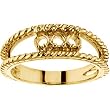 14K Yellow Gold Mother's Ring - 3 Gemstone -- YOU CHOOSE THE COLORS!