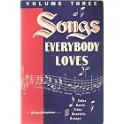 Buy Songs Everybody Loves Volume Three [Sheet Music] A Singspiration Songbook by various