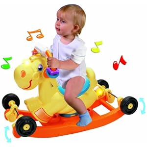 Pavlovz Toyz 2-in-1 Rocking and Wheeled Electronic Pony Set