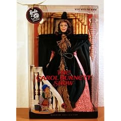 Barbie - 50 Anniversary - Went with the Wind - The Carol Burnett Show - Miss CAROL BURNETT - Designed by Bob Mackie - Collector Edition - mit COA / Certificate of Authenticity - OVP