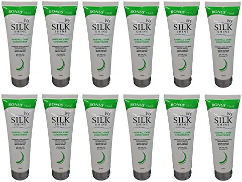 AWARD-WINNING 12 TUBES Ivy Silkshine ANTI-HAIRFALL &amp; SCALP CARE Daily Hair Conditioner (275ml / 9.3 fl oz each tube) by Leivy - Reduce Hairfall, Promote Healthy Scalp, Repair, Moisturizing