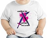 Pen Fights Sword オーガニックベビーTシャツ 3-6 Months